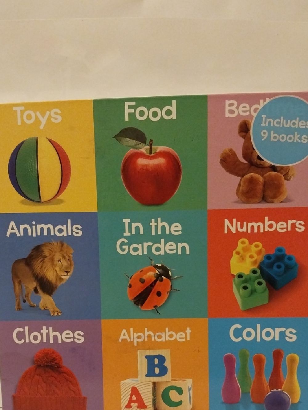 Toddler Learning Flash Cards Set - Multicolor